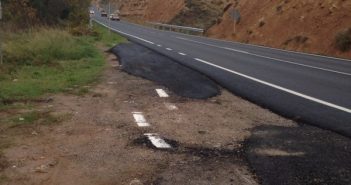 Estado actual de la LR-131 tras las obras.